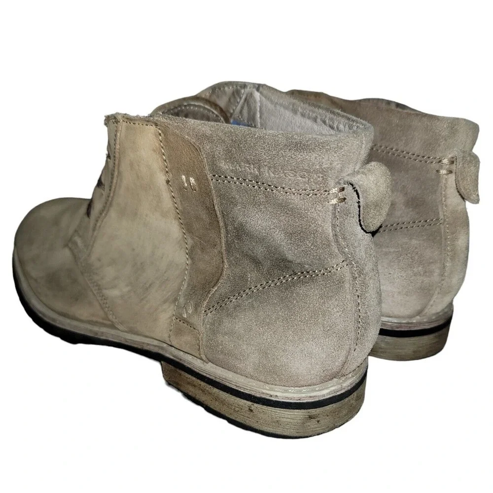 Mark Nason Loretto Men's Brown Leather Memory Foam Lux Chukka Boots Size 10.5